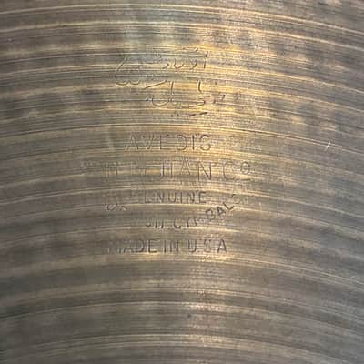 Restored Zildjian 14" A. Zildjian Hollow Logo Thin Crash Cymbal 1978 - 1982 - Traditional image 5