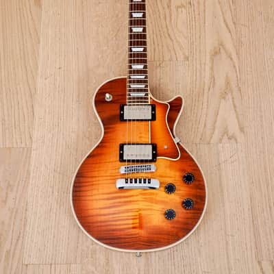 1996 Heritage H-150 Deluxe LP Electric Guitar Almond Sunburst ALM SB Kalamazoo USA w/ Case image 2