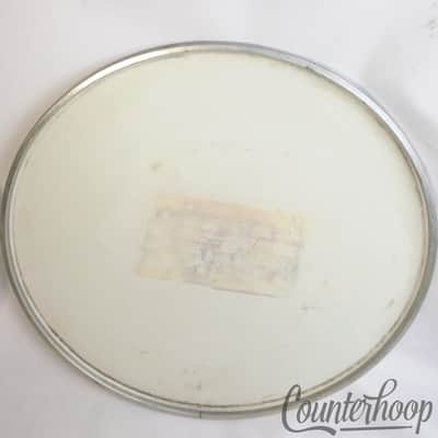 *Ludwig 22" Bass Drum Heads Vintage 60s Cloud Script Logo 2x Set Batter/Resonant image 5