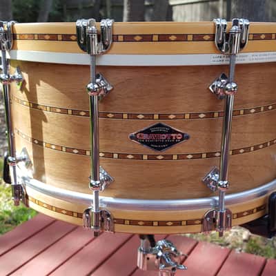 Craviotto 6.5x14  2016  Walnut  SIGNED.  Buy it with or without Wood Hoops - pick your price! image 1
