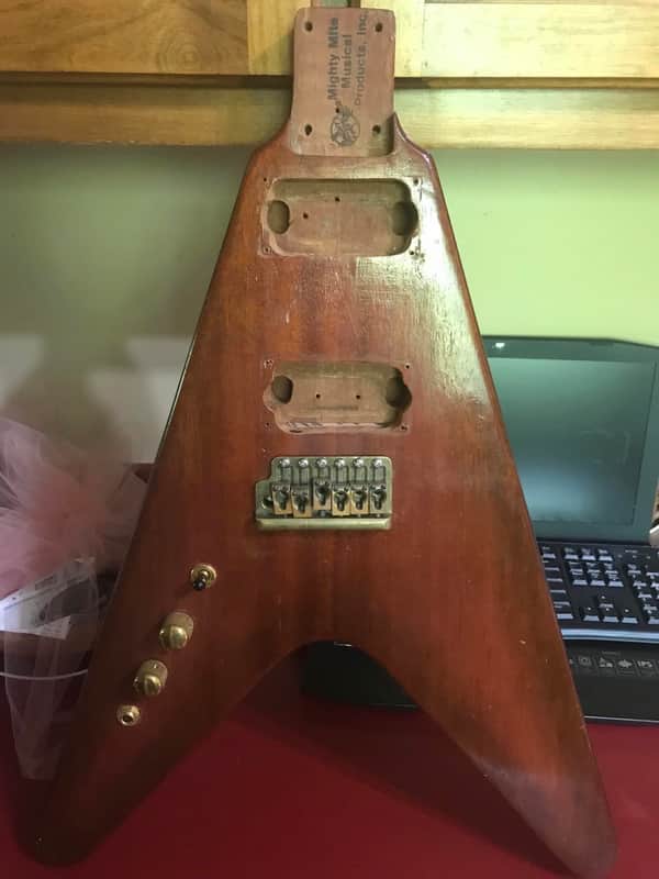 Charvel made Mighty Mite Flying V 1979 body image 1