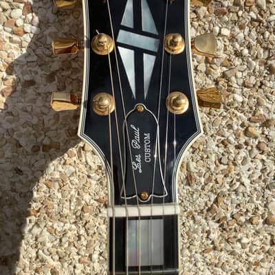 Gibson Custom Shop, Les Paul Custom, Translucent Red, 2000s image 8