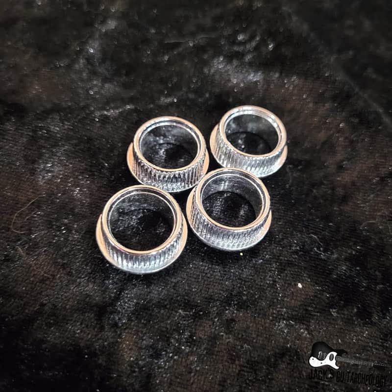 Fender Bass Tuner Bushings (2000s - Silver) image 1