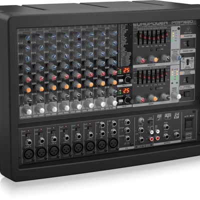 Behringer PMP1680S 10 channel 16 watt mixer image 2