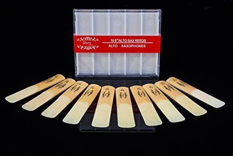 Glory Reeds Alto Saxophone Reed Size #2.5, Box of 10- size 1.5, 2, 2.5, 3 ~Click image 1