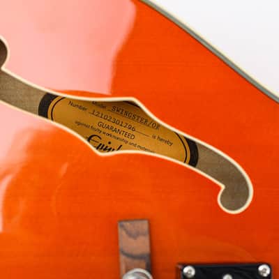 Epiphone Custom Shop Emperor Swingster Sunrise Orange 2013 image 13
