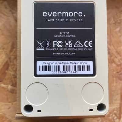 Universal Audio Evermore Studio Reverb 2023 - Present - Cream image 3
