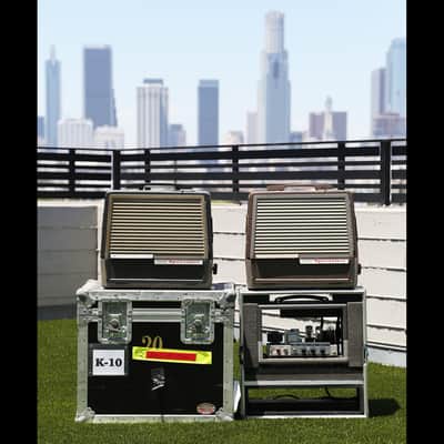 Austen Hooks Projector Amp, Rare- Vintage Filmosound 6V6 Tube Amplifier & Anvil Case, Blake Mills! image 15
