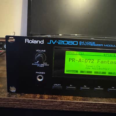 Roland JV-2080 64-Voice Synthesizer Module 1997 - 2000 - Black image 3