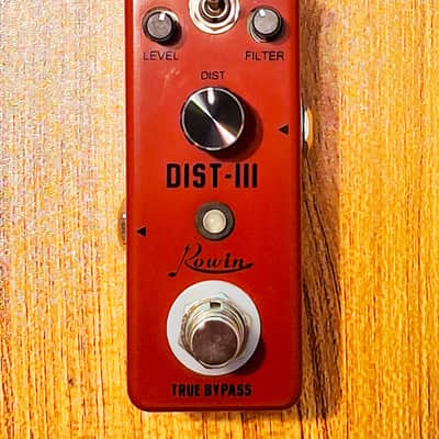 Rowin : DIST-III Distortion mini pedal with 2 distortion modes - a RAT clone, 2020s image 1