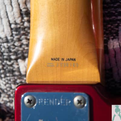 1991 Fender PB-62 '62 Precision Bass Reissue - Candy Apple Red - Made in Japan (FujiGen) Pro Set Up w Perfect Frets/Action/Intonation! image 4