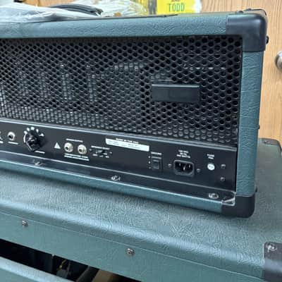 Peavey Penta 140 Watt Tube Guitar Amplifier Head and Cabinet 2000s Green image 6