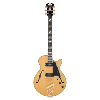 D'Angelico Deluxe SS Baritone w/Stairstep Tailpiece - Satin Honey - B-Stock image 2