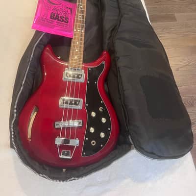 Kustom K-200 -  1968 - Translucent Cherry Bass guitar (Full restoration 100%) image 23