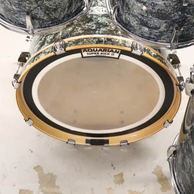 Pearl Export EXR Limited Edition 4pc Drum Kit Set - Blue Prism 22/16/13/12" image 13