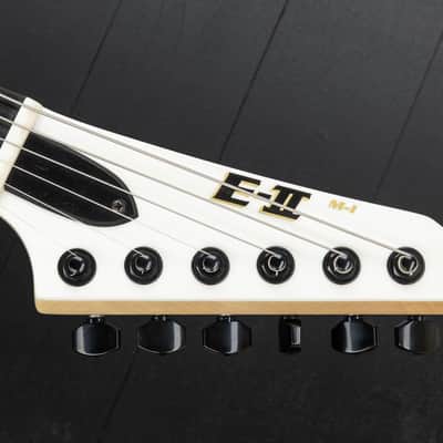 ESP E-II M-I Neck Thru NT SW - Snow White image 8