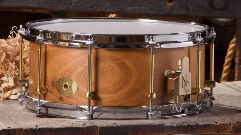 Noble & Cooley *Pre-Order* Solid Shell Classic 6x14" Maple Snare Drum Burnt Ale Matte Custom Finish w/Brass Tension Rods | Made in the USA | Special Order | Authorized Dealer image 1