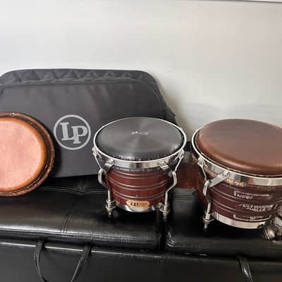 Latin Percussion Bongos Generation II interizo Poly wood Mahogany (Caoba) image 1