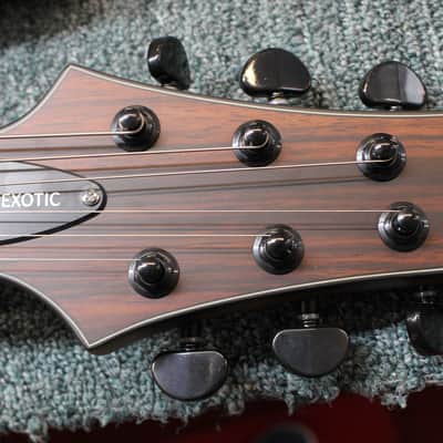 Schecter C-1 Exotic Ebony Electric Guitar Natural Satin image 5