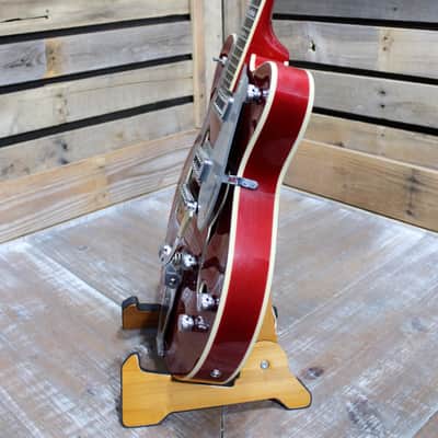 Used (2014) Gretsch G5422TDC Electromatic Double Cutaway Hollowbody Electric Guitar Transparent Red with Bigsby MIK image 8