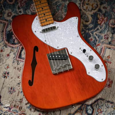 2024 Squier Classic Vibe 60s Thinline Telecaster Natural Gloss image 2