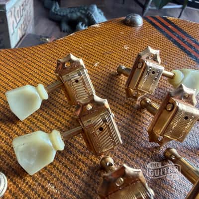 Gibson Gold Deluxe Double Line Tuners 1969-1974 image 2