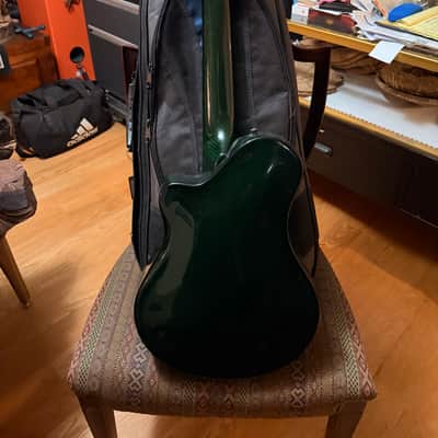 Emerald Amicus short scale 12-string guitar 2000’s - Green carbon fiber image 4