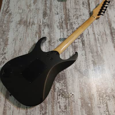 Ibanez RG570 MIJ Japanese Pre Prestige Original Wizard Neck Edge Tremolo Paul Gilbert Dimarzio PAF Pro Bridge Pickup Early 1990s Black Metallic image 8