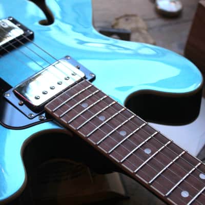 VINTAGE "VSA500B with Bigsby, Gun Hill Blue" 3, 95 KG image 7