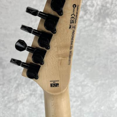 IN-STOCK - LTD MH-200HT QUILTED MAPLE HARDTAIL GUITAR | DARK BROWN SUNBURST image 4
