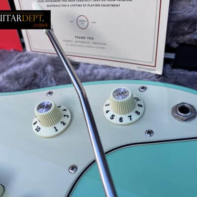 ✭PRISTINE!✭2018 Fender American JAZZ TELE ✭ Parallel Universe ✭ SURF GREEN ✭ Jazzmaster ✭ COA ✭ OHSC image 13