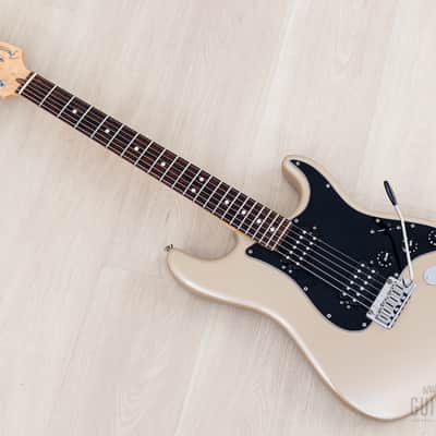2006 Fender American Stratocaster HH Double Fat Shoreline Gold w/ S1 & Case, Big Apple image 11