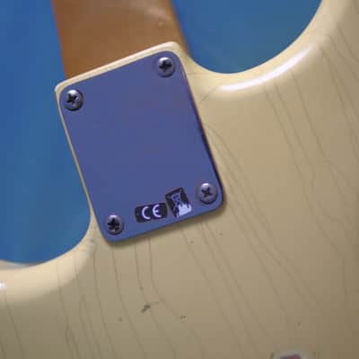 Fender CME Exclusive Road Worn 1960s Stratocaster 2020 - Vintage white image 13