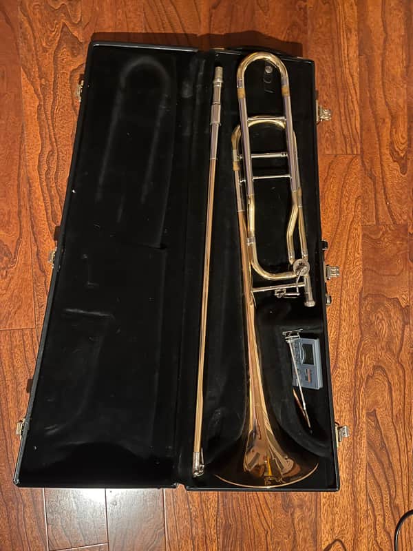 C.G. Conn 88H Symphony Professional Model Tenor Trombone with Traditional Wrap F Attachment 2010s - Clear-Lacquered Brass image 1