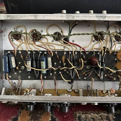 Vintage 1968 Fender Deluxe Reverb "Drip Edge" Guitar Amp (Local Pickup NYC) image 7