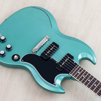 2023 Gibson Custom Shop 1963 SG Special Murphy Lab Light Aged Inverness Green w/ Case, Tags & CoA image 8