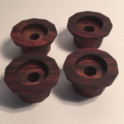 Guilford Indian Rosewood 11 Sided Facet Cut Guitar Knobs - Set Of 4 - USA image 3