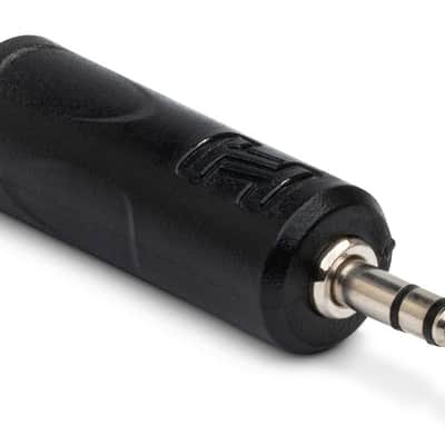 HOSA GMP-386 Adaptor, 1/4 In TS To 3.5 Mm TRS image 1