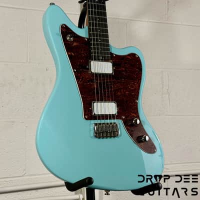 Balaguer 10th Anniversary Growler Classic Electric Guitar w/ Case - Sky Blue Gloss image 3