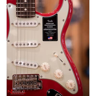 Fender American Professional Classic Stratocaster, Rosewood Fingerboard, Faded Dakota Red image 6