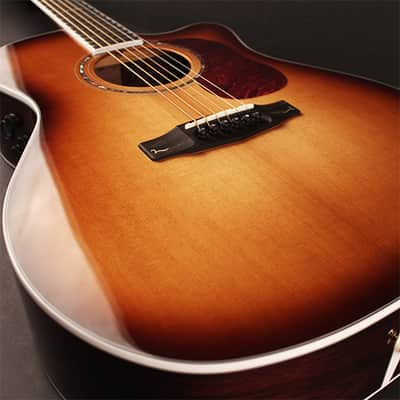 Cort GOLDA8LB Gold Series Auditorium Solid 6-String Acoustic-Electric Guitar w/Deluxe Soft Side Case image 12