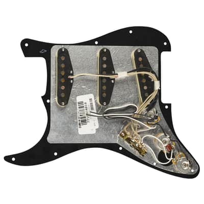 Fender Prewired Stratocaster Pickguard w/ Original '57/'62 Pickups (Black) image 1