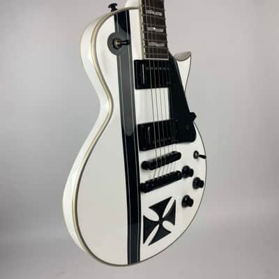 ESP LTD Iron Cross - James Hetfield Metalica Model White Super Clean, set up, ready to go . HSC included! image 3