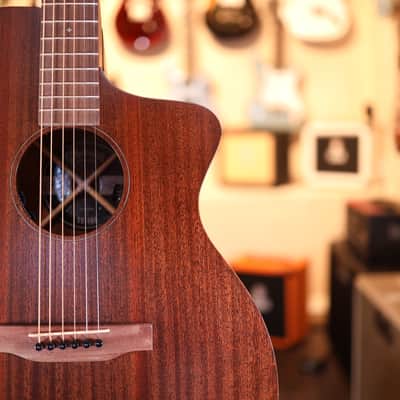 Martin Road Series SC-10E Modern Sapele Acoustic-Electric Guitar - Natural 4730 image 4