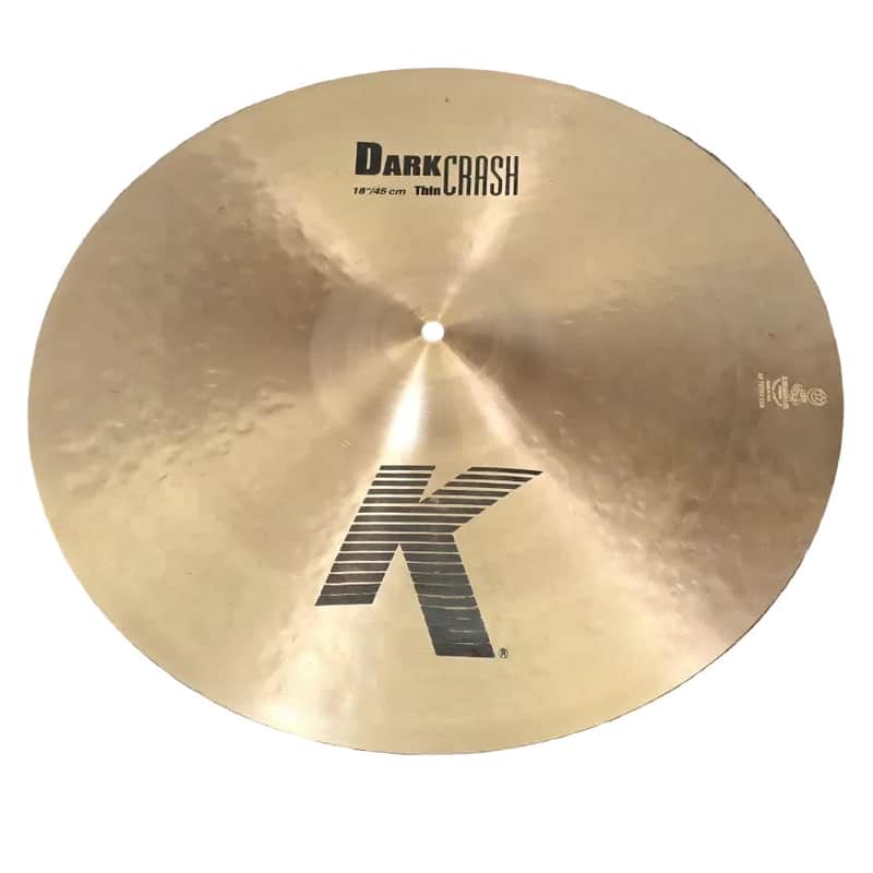 Used Zildjian K Dark Thin Crash 18" - Very Good image 1