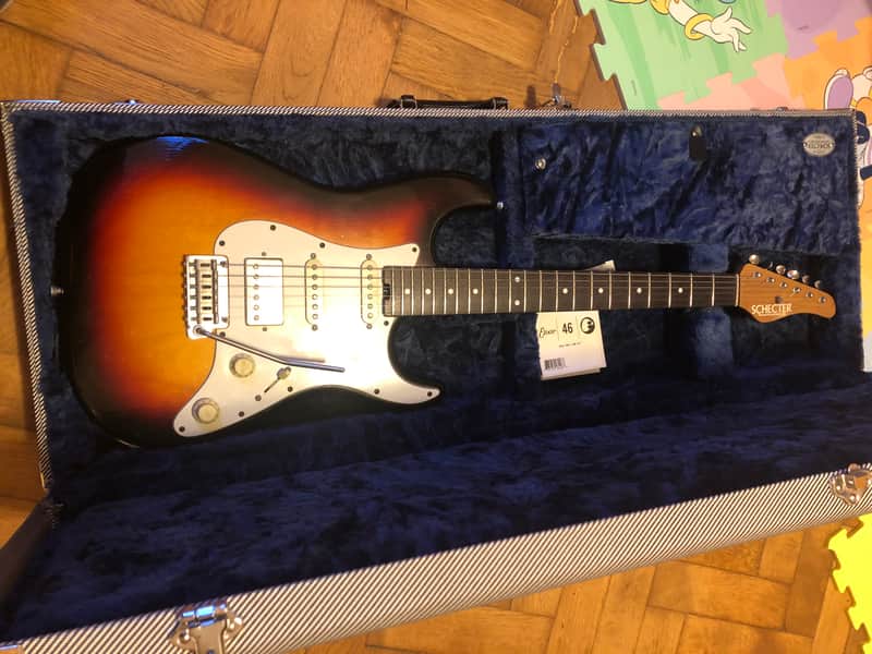 SCHECTER USA CUSTOM SHOP TRADITIONAL WEMBLEY II HSS AGED NITRO SUNBURST 3,4 kg image 1