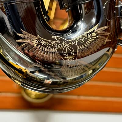 Cannonball Raven A5 Black Big Bell Stone Series Alto Saxophone CUSTOM ENGRAVED! image 19