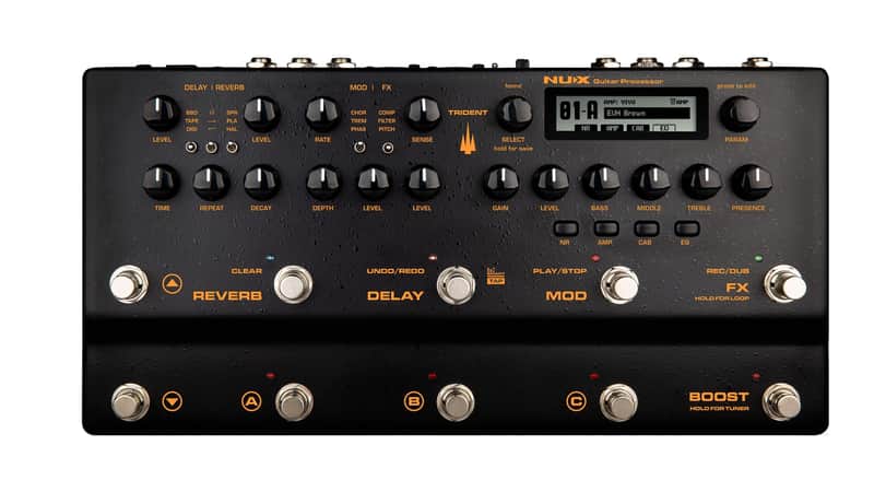 NuX Trident - Black & Orange image 1