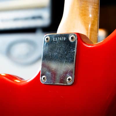 Fender Jaguar 1963 - Candy Apple Red with Matching Headstock image 14
