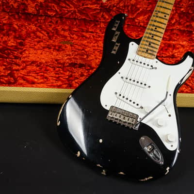 Fender Masterbuilt Private Collection Dennis Galuszka HAR Stratocaster 2017 - Black image 12